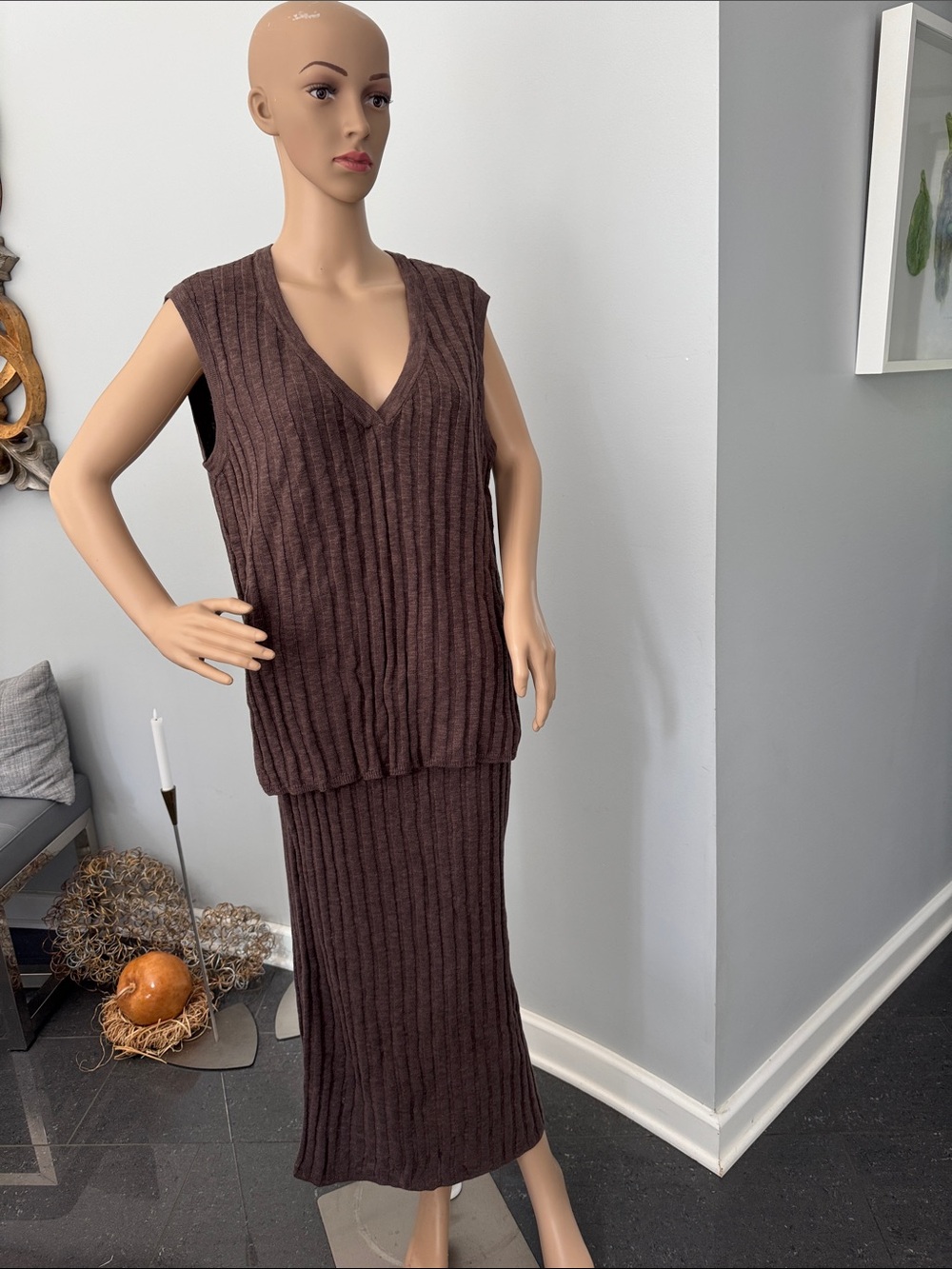 Free People Ribbed Knit Set NWT